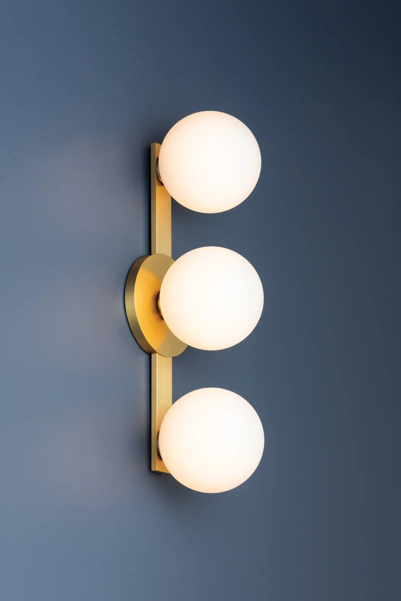 Angora Brass Multi Light Wall Sconce