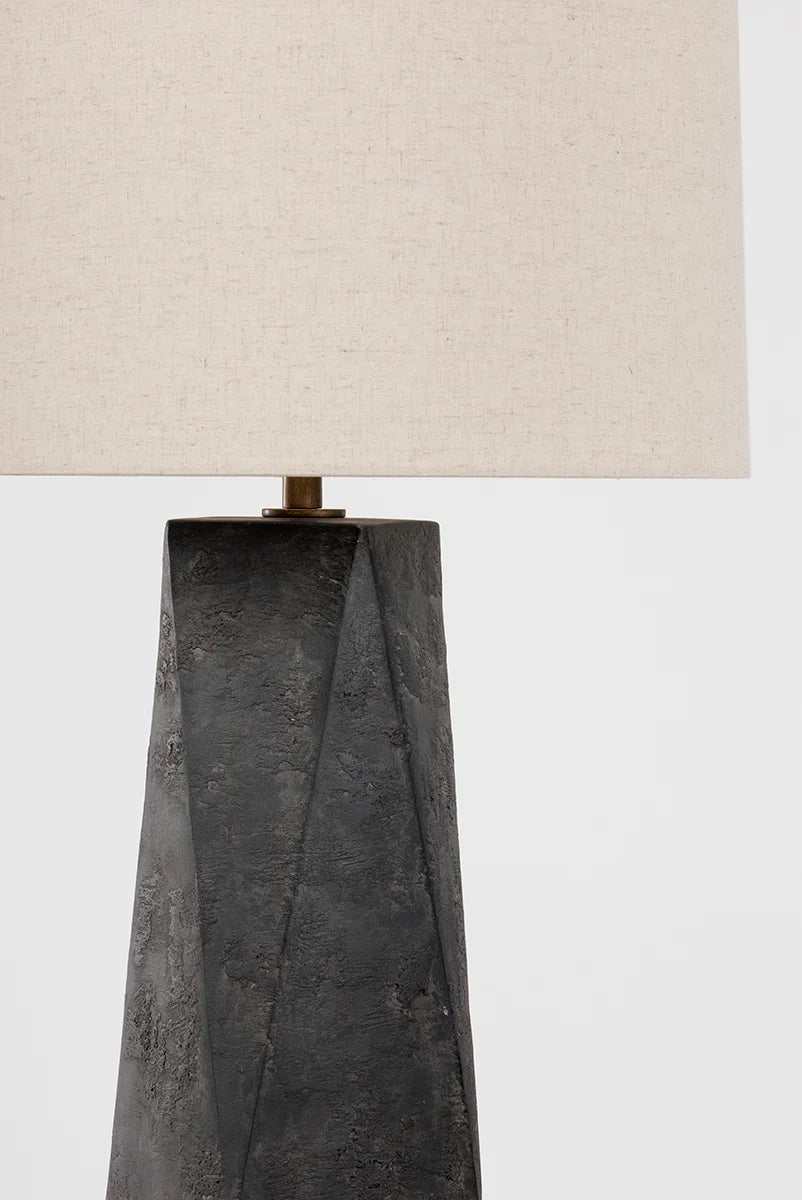 Laguna Black Stone Table Lamp