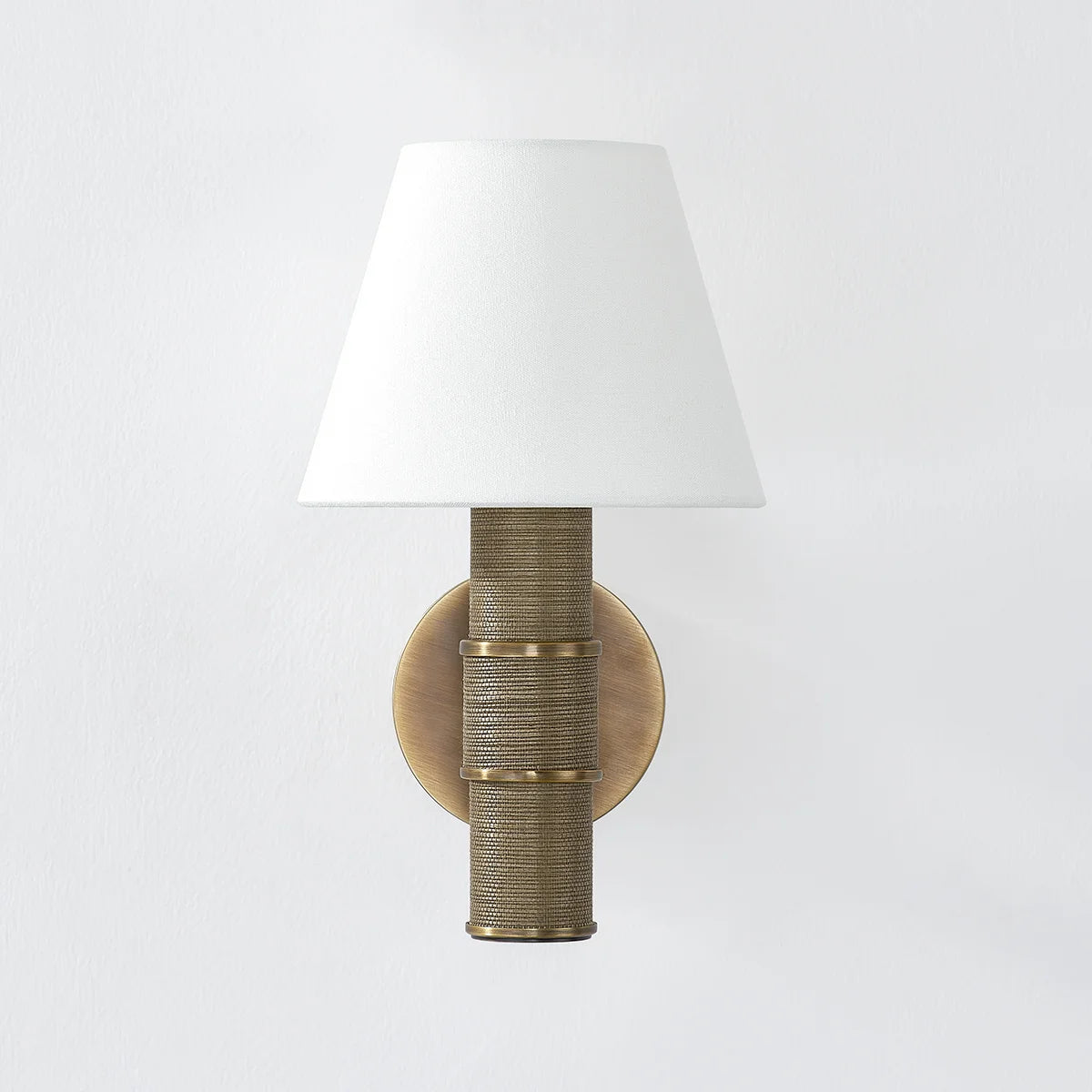 Holly Brass Shade Wall Sconce