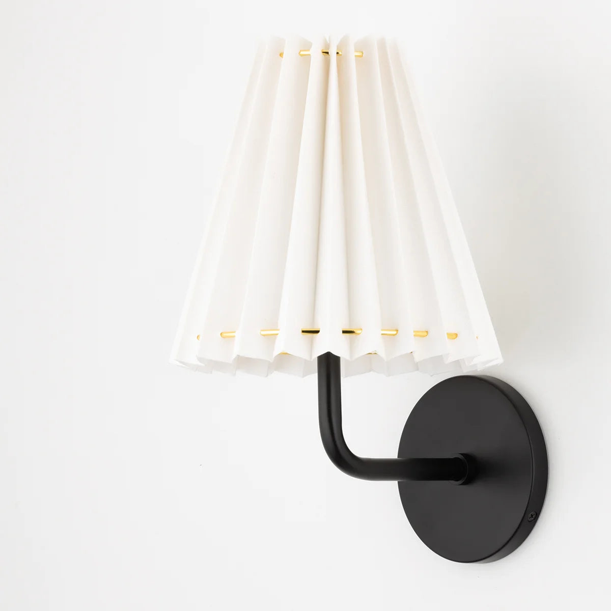 Dakota Black Wall Sconce Short