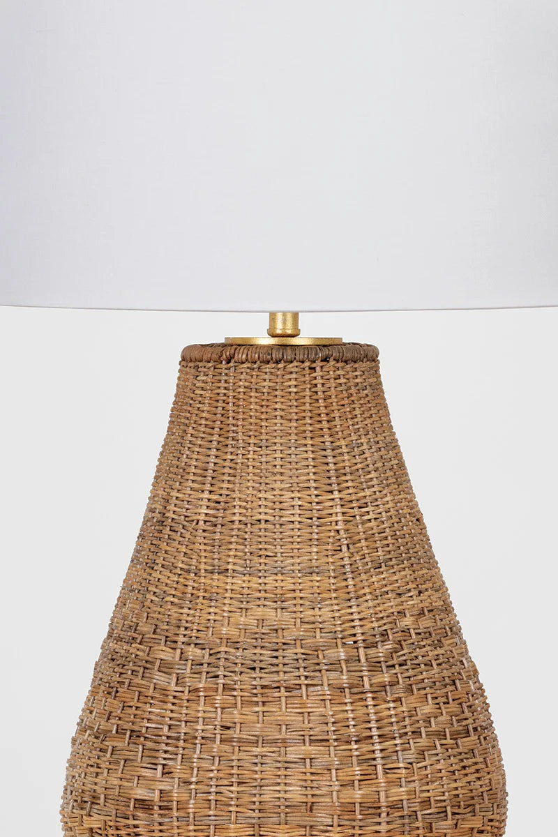 Hampton Vintage Handwoven Basket Table Lamp