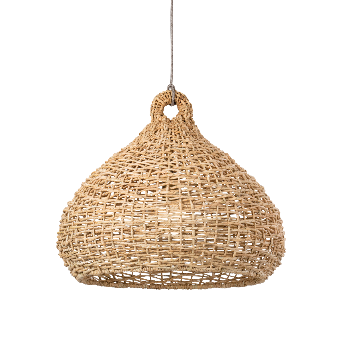 Droplet Rattan Coastal Pendant Small