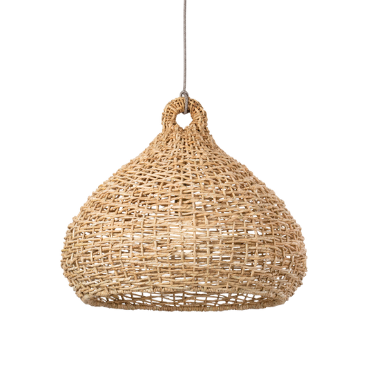 Droplet Rattan Coastal Pendant Small