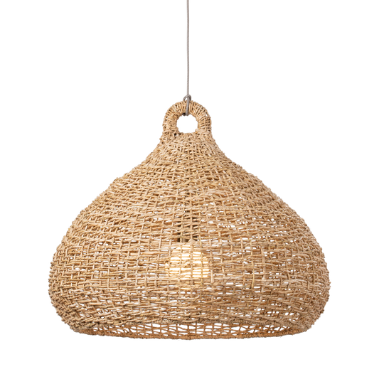 Droplet Rattan Coastal Pendant Large