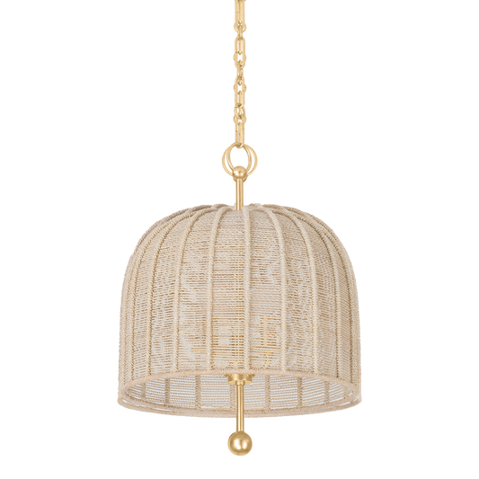 Melrose Abaca Rope Pendant Small