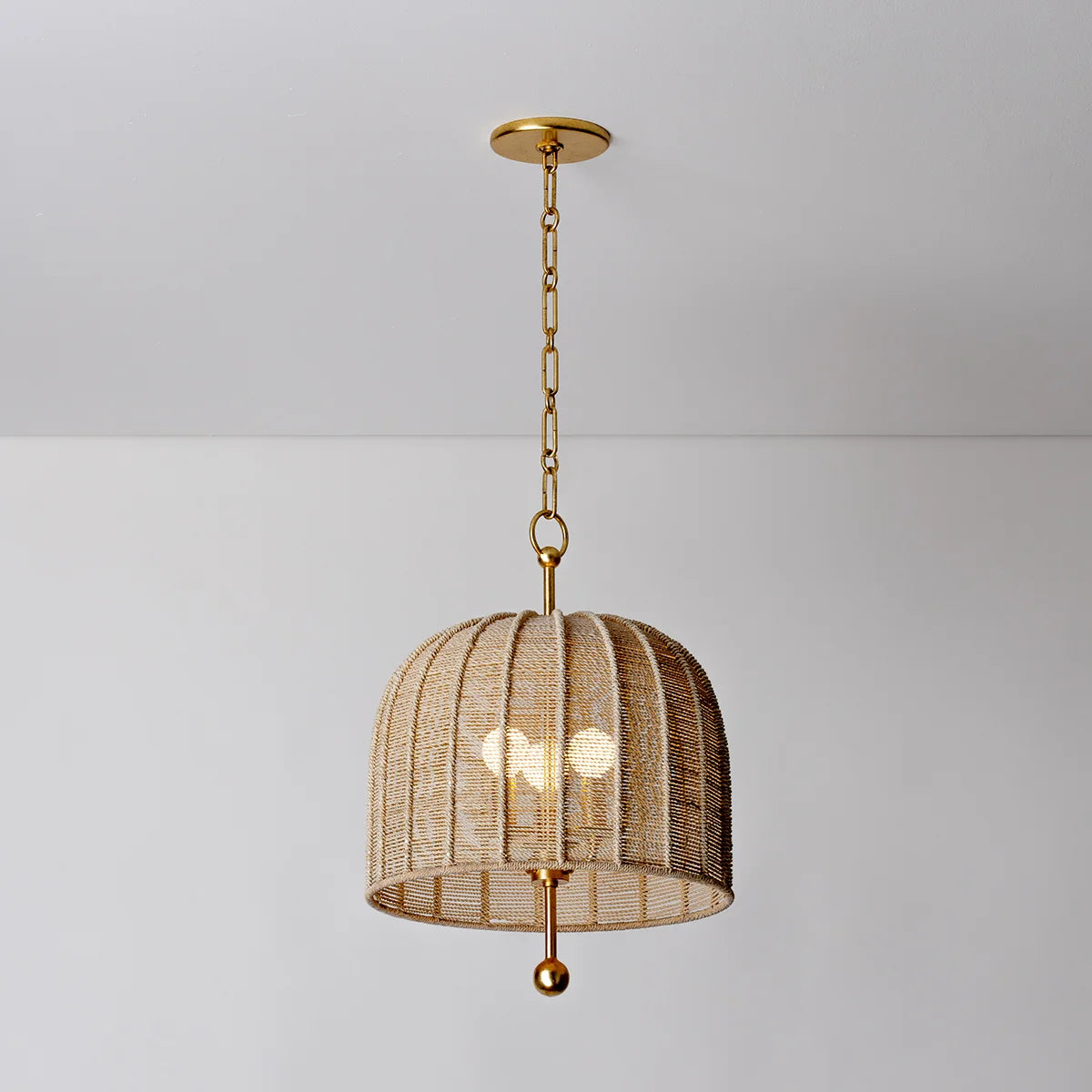 Melrose Abaca Rope Pendant Small