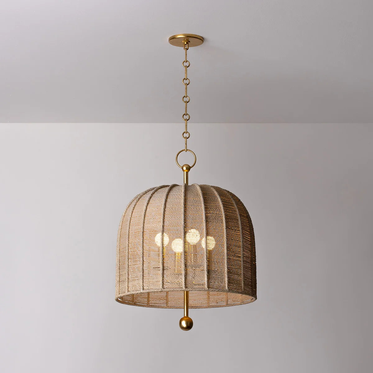 Melrose Abaca Rope Pendant Large