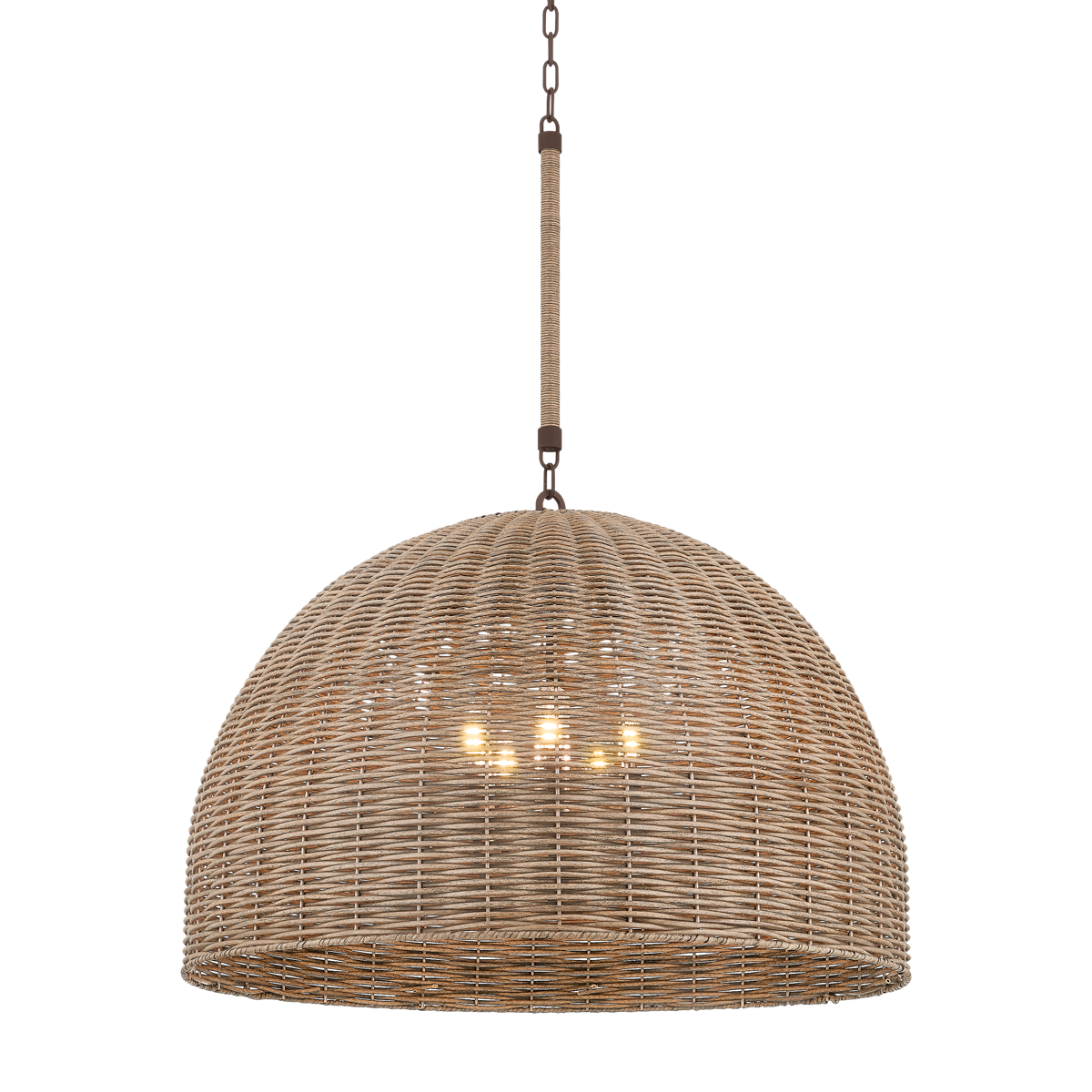 Outdoor Brooksie Rattan Coastal Pendant