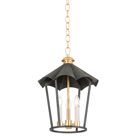 French Vintage Lantern Charm Pendant