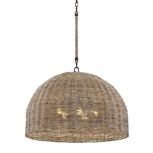 Brooksie Rattan Coastal Pendant Small