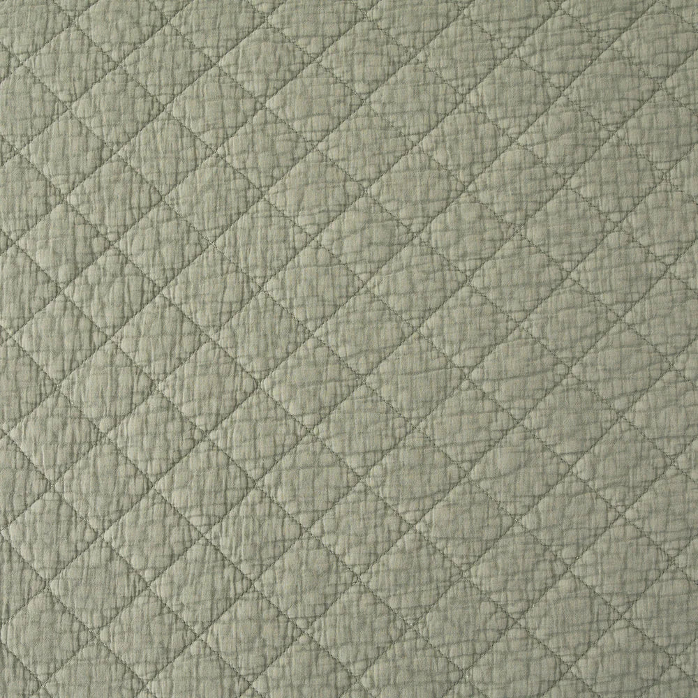 Cotton Stonewashed Gauze Quilt Celadon