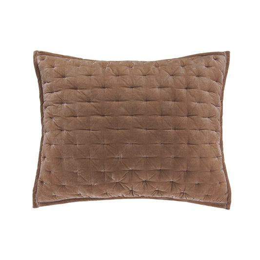 Sienna Faux Silk Velvet Pillow Dusty Rose