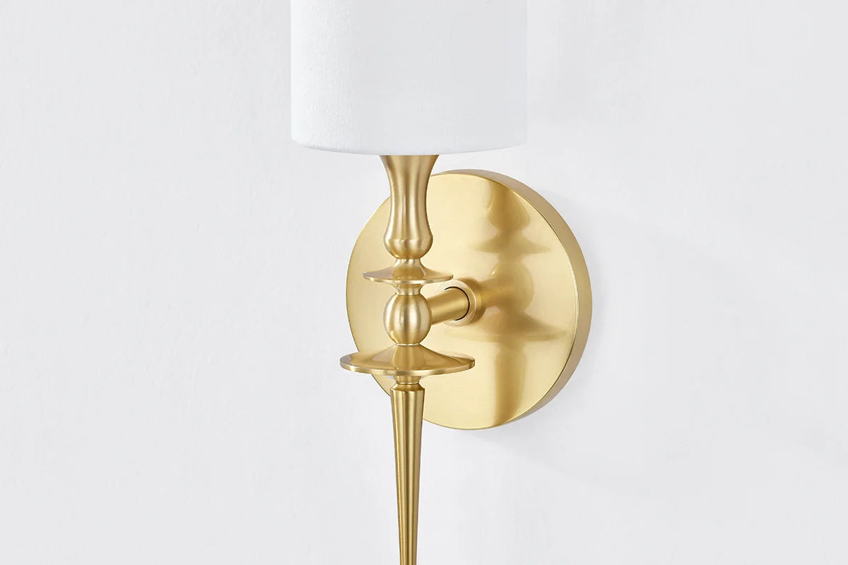 Prince Aged Brass Wall Sconce