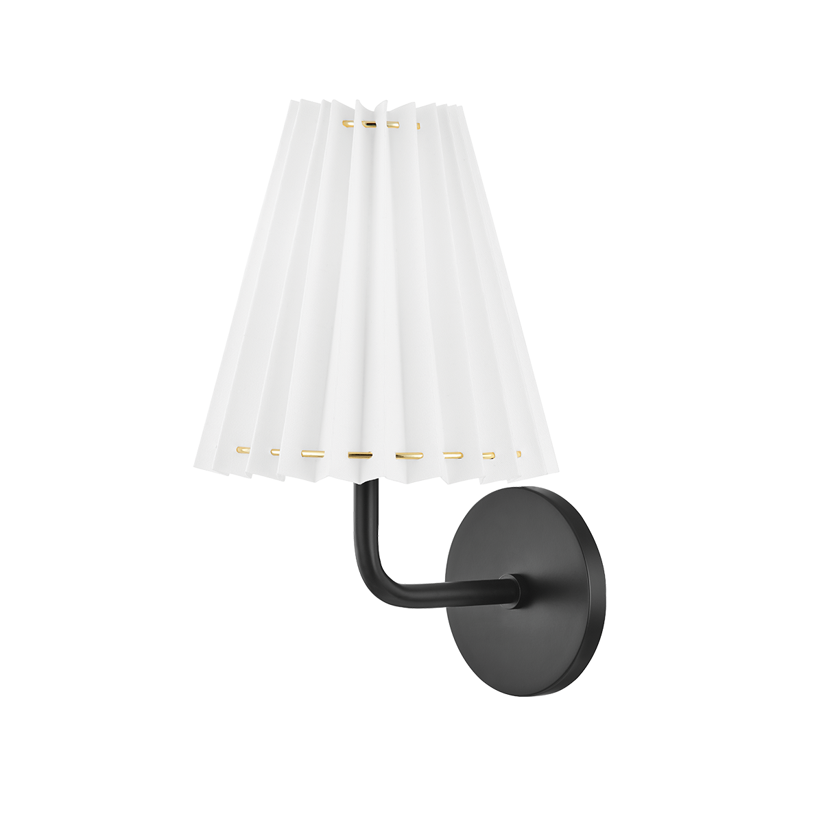 Dakota Black Wall Sconce Short