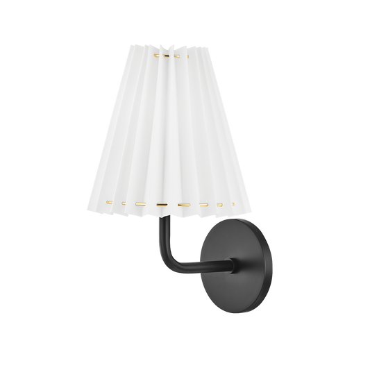 Dakota Black Wall Sconce Short