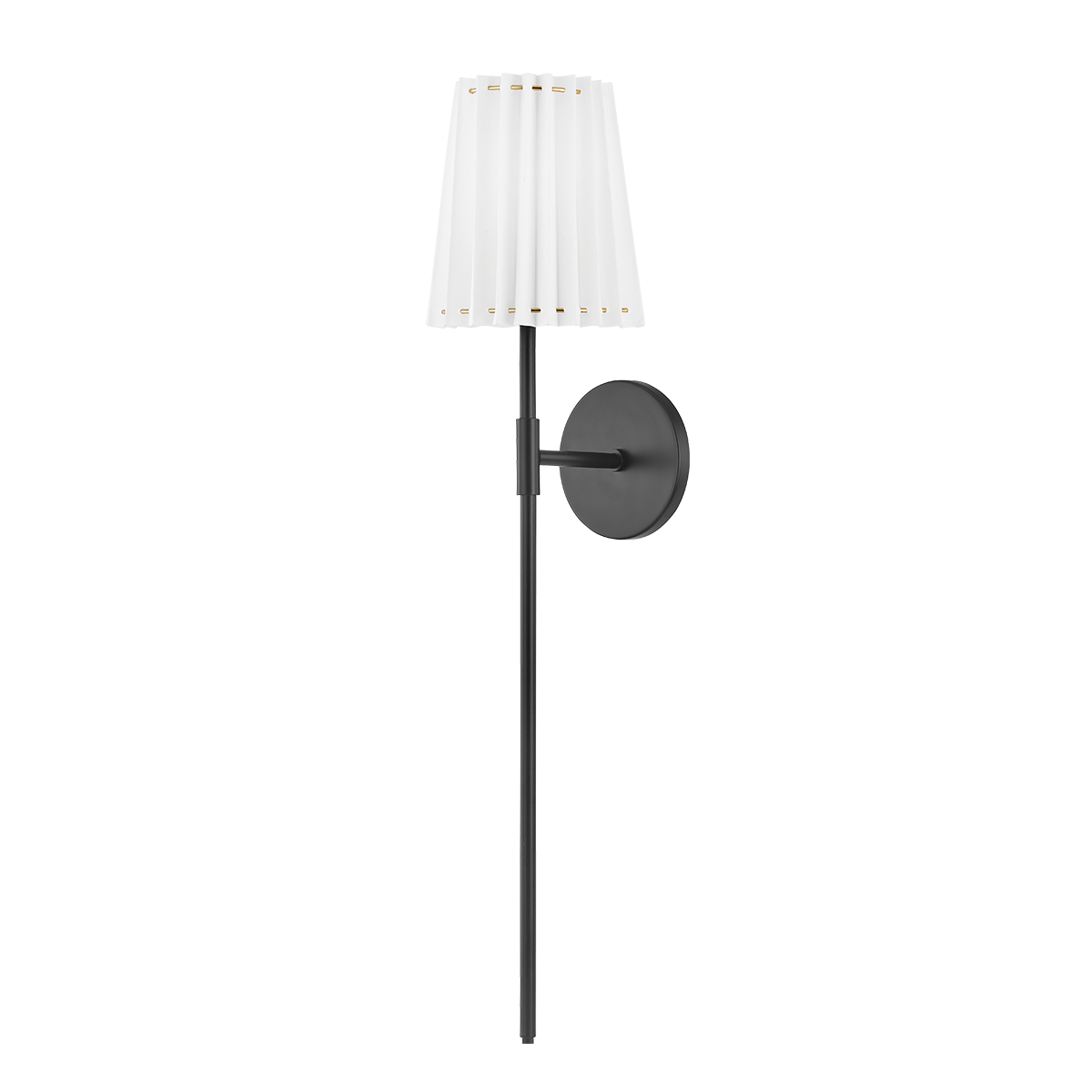 Dakota Black Wall Sconce Long