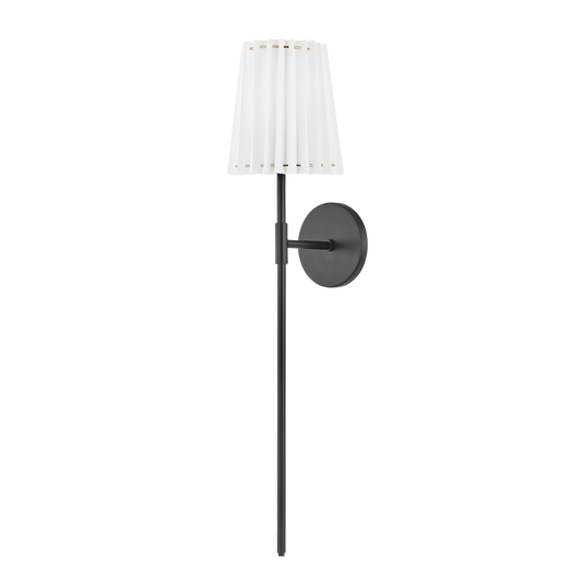 Dakota Black Wall Sconce Long