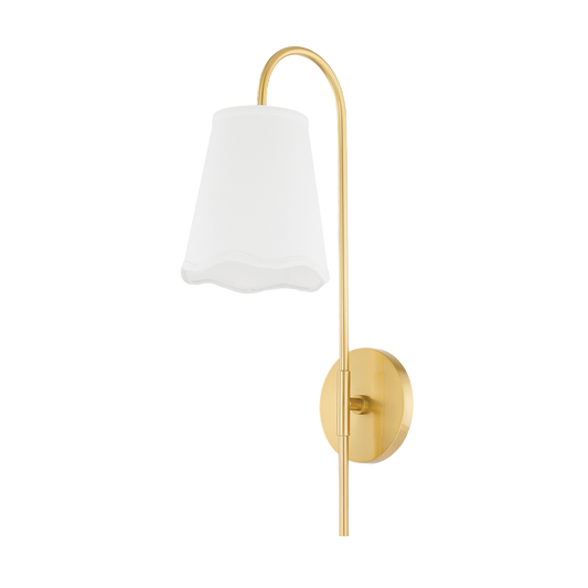 Diana Charm Brass Wall Sconce