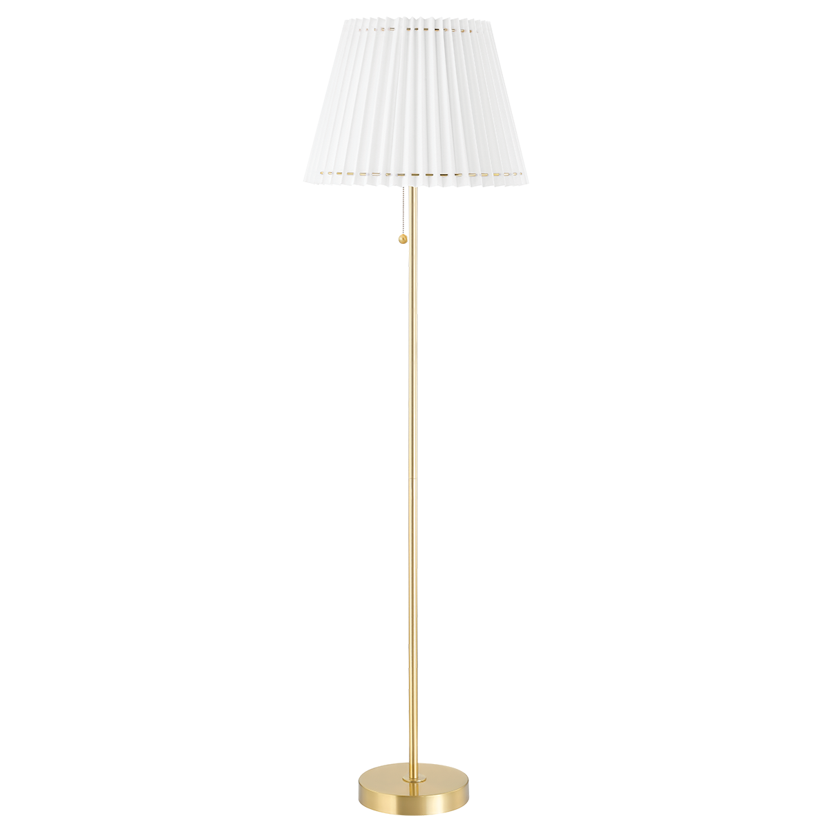 Dakota Brass Floor Lamp