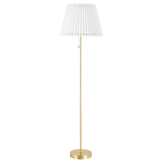 Dakota Brass Floor Lamp