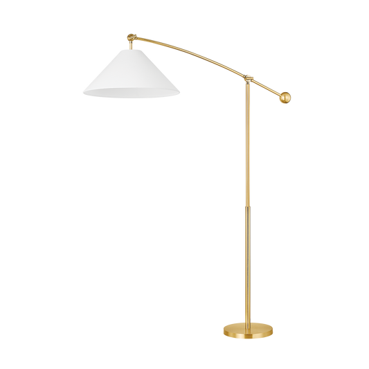 Byrd Brass Floor Lamp