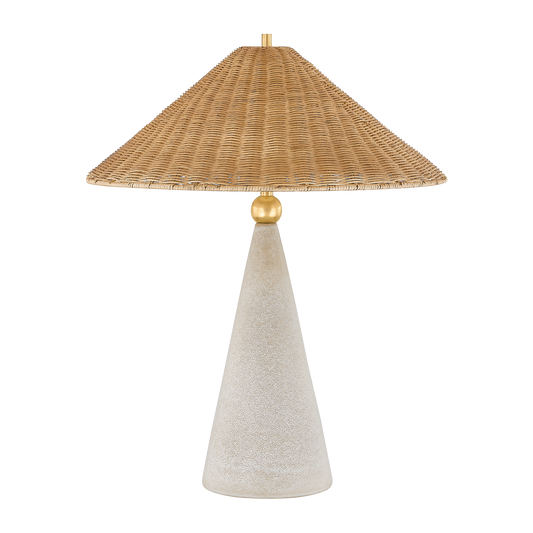 Annie Wicker Rattan Table Lamp