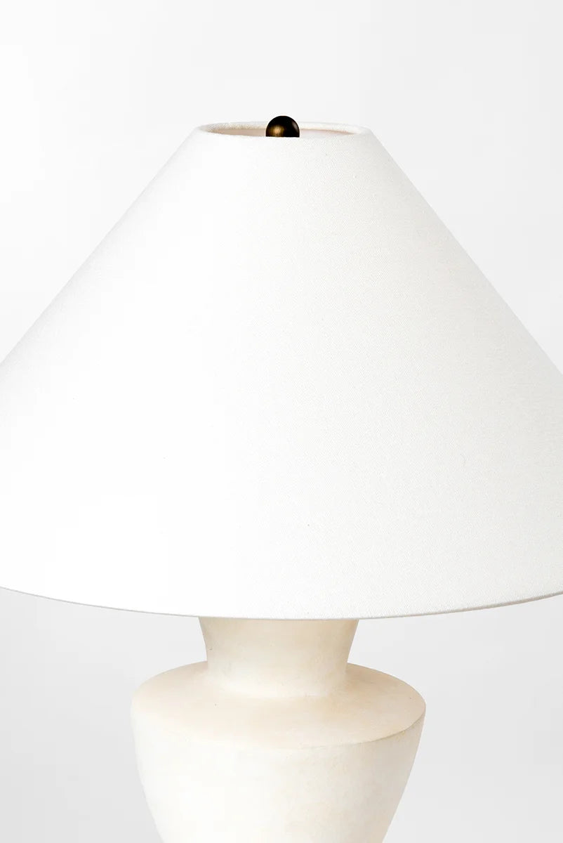 Victoria White Stack Table Lamp