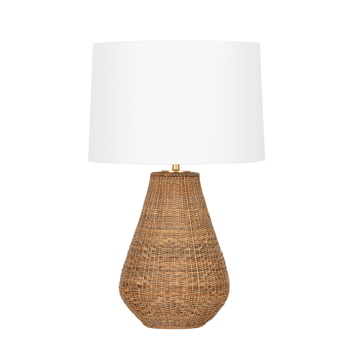 Hampton Vintage Handwoven Basket Table Lamp