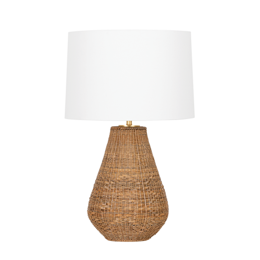 Hampton Vintage Handwoven Basket Table Lamp