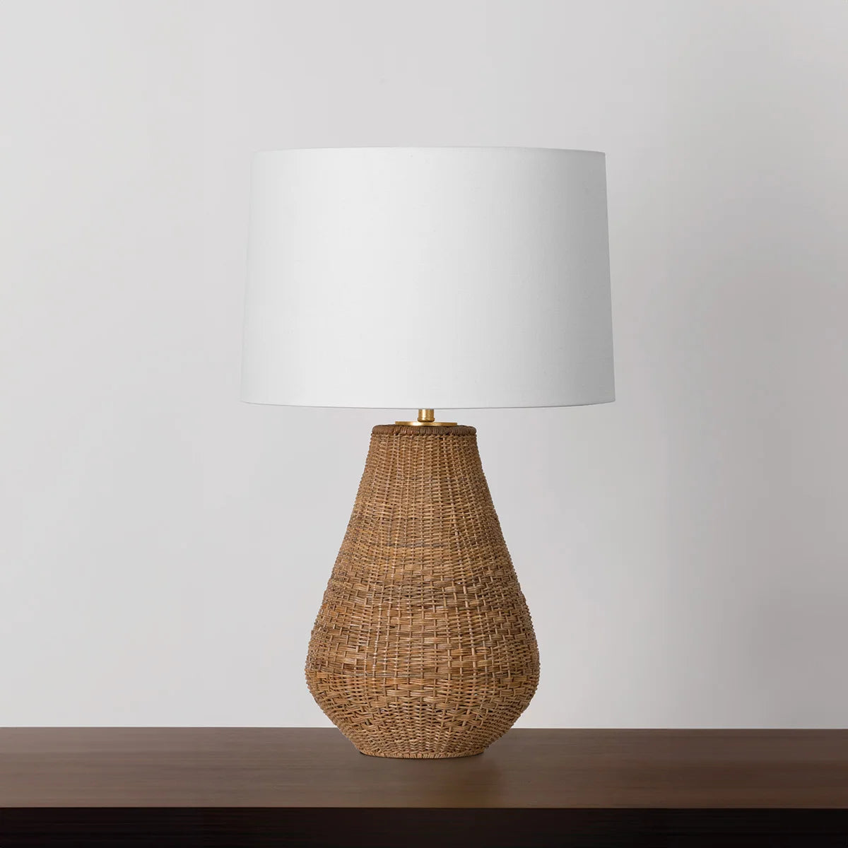 Hampton Vintage Handwoven Basket Table Lamp