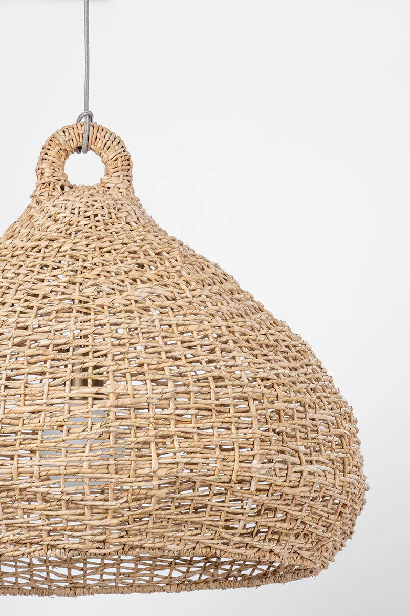 Droplet Rattan Coastal Pendant Small