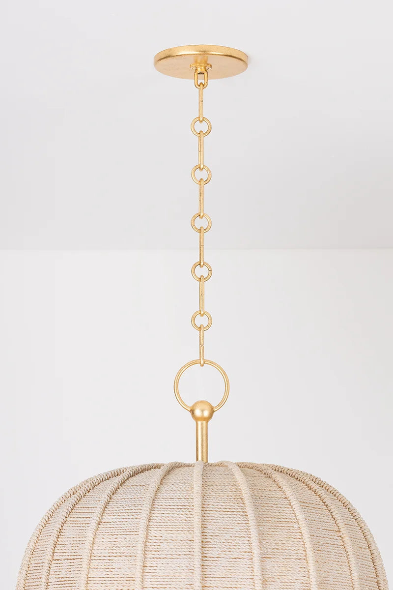 Melrose Abaca Rope Pendant Large