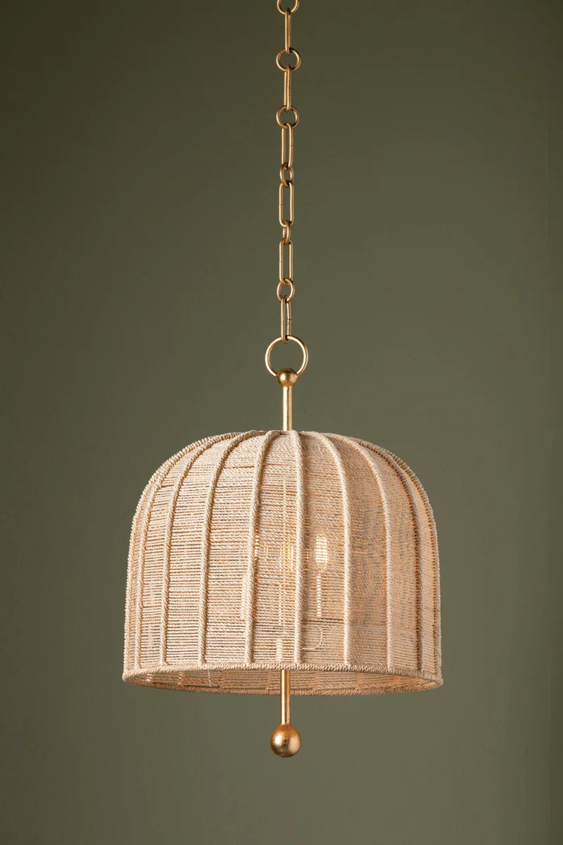 Melrose Abaca Rope Pendant Small