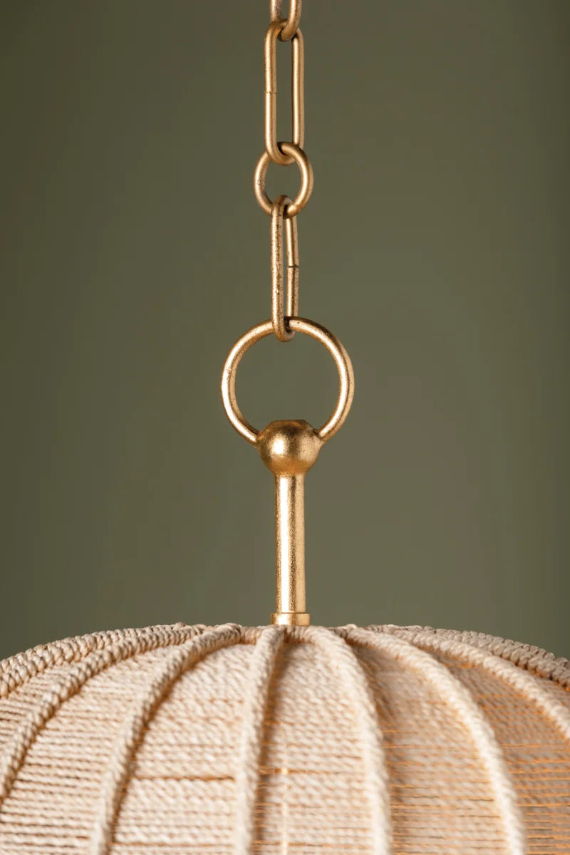 Melrose Abaca Rope Pendant Small