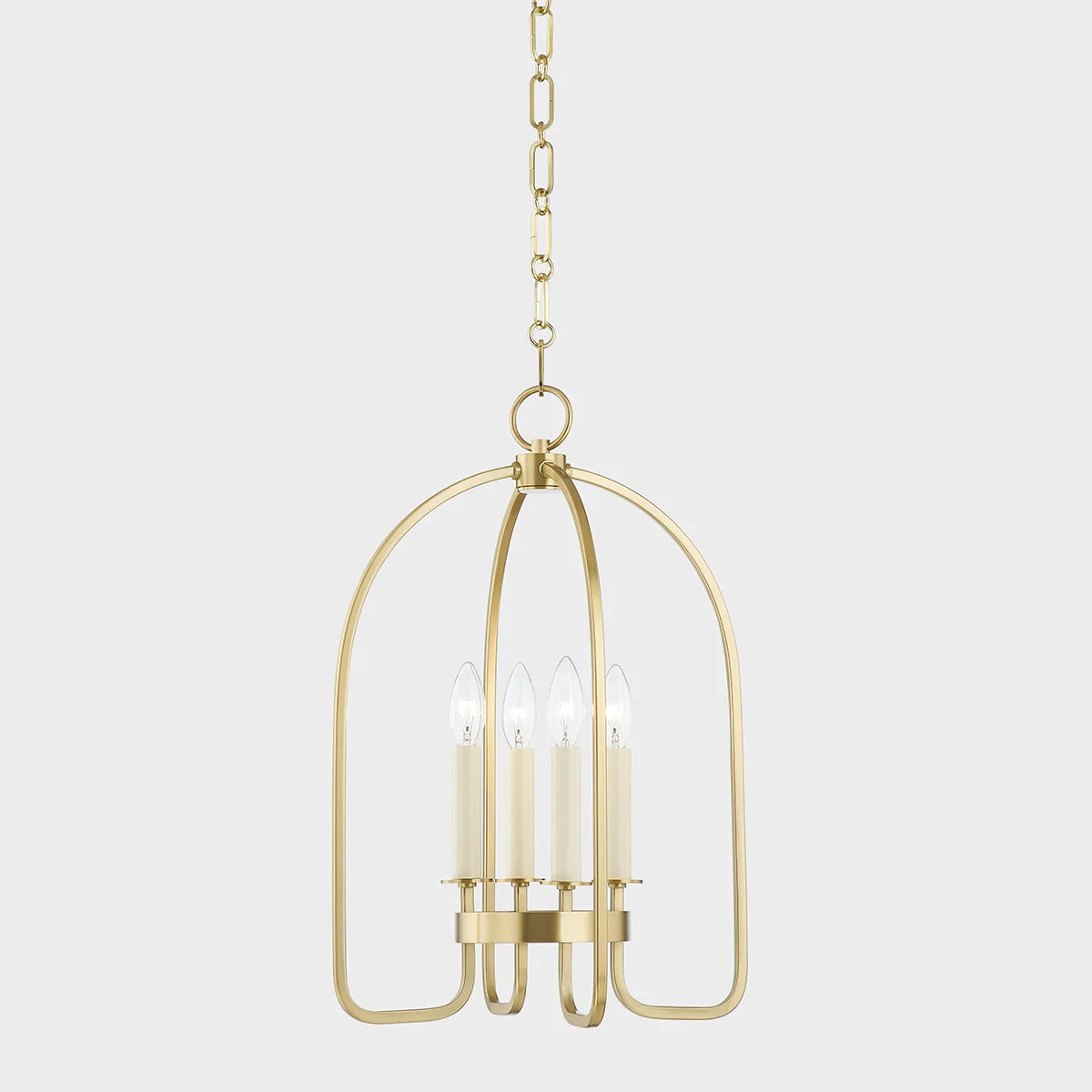 Avila Aged Brass Lantern Pendant Small