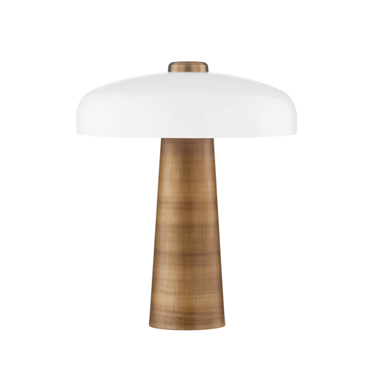 Sweet Top Brass Cylinder Table Lamp