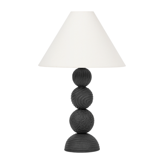 Sweet Stack Black Iron Table Lamp