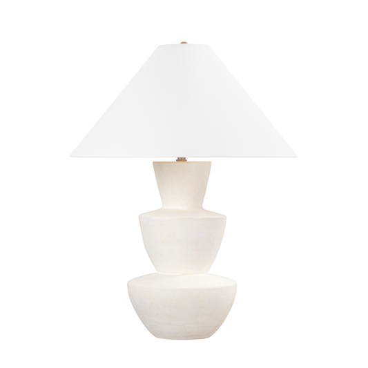 Victoria White Stack Table Lamp