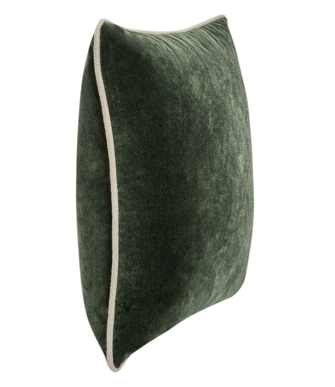 Dark Green Velvet Pillow - Set of Two