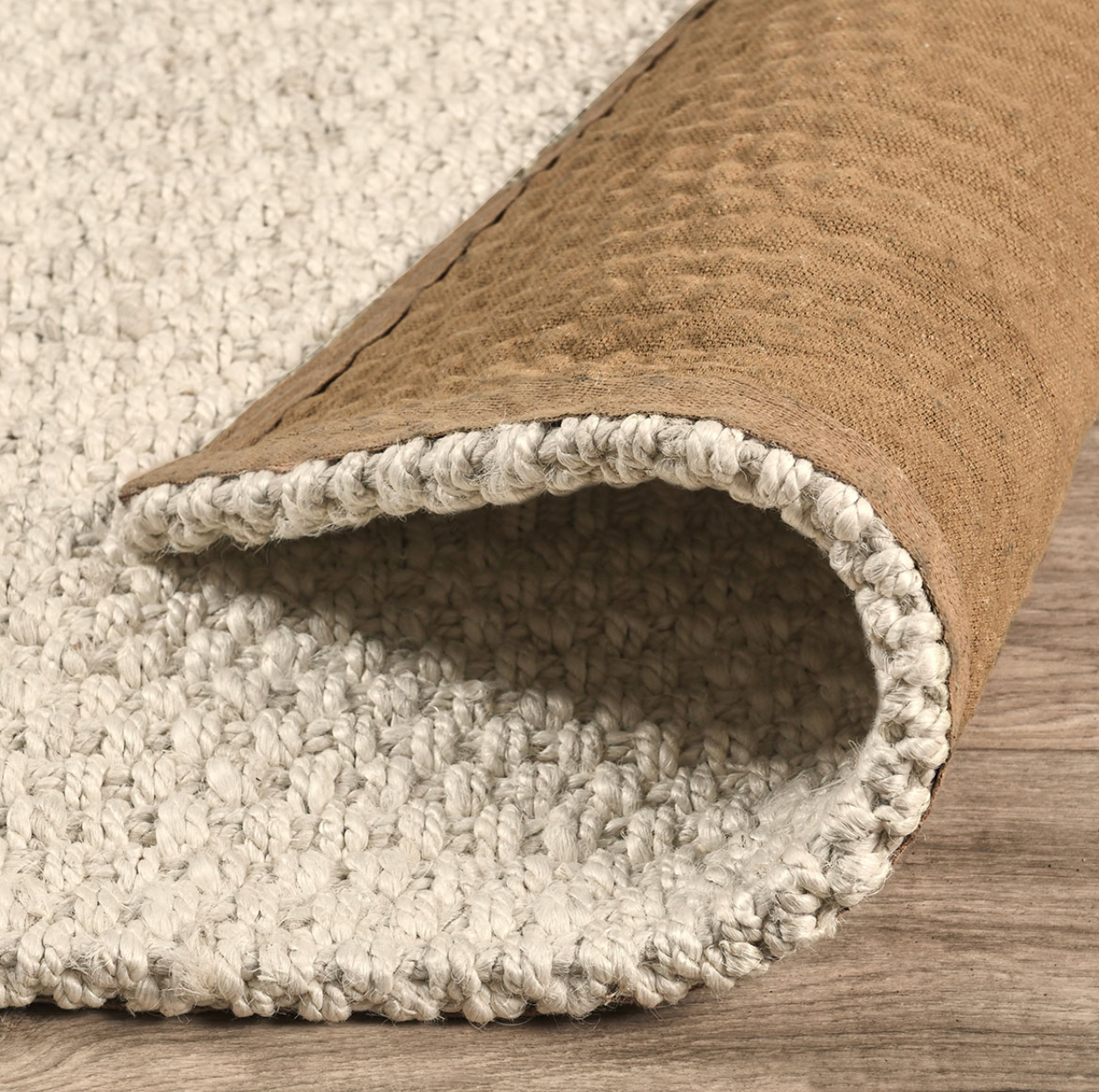 Ivory Jute Handwoven Rug