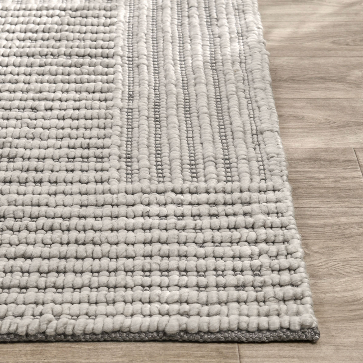 Performance Clayton Light Gray Outdoor Rug