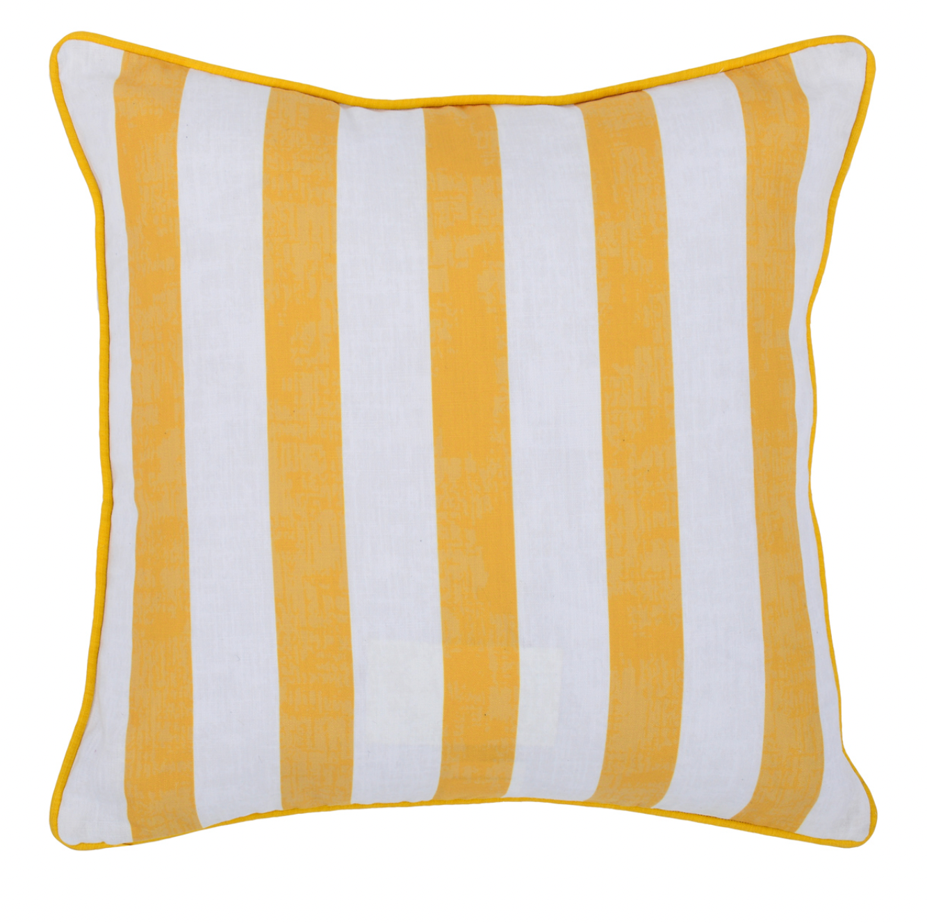 Sunshine Yellow Striped Outdoor Pillow - Set of Two