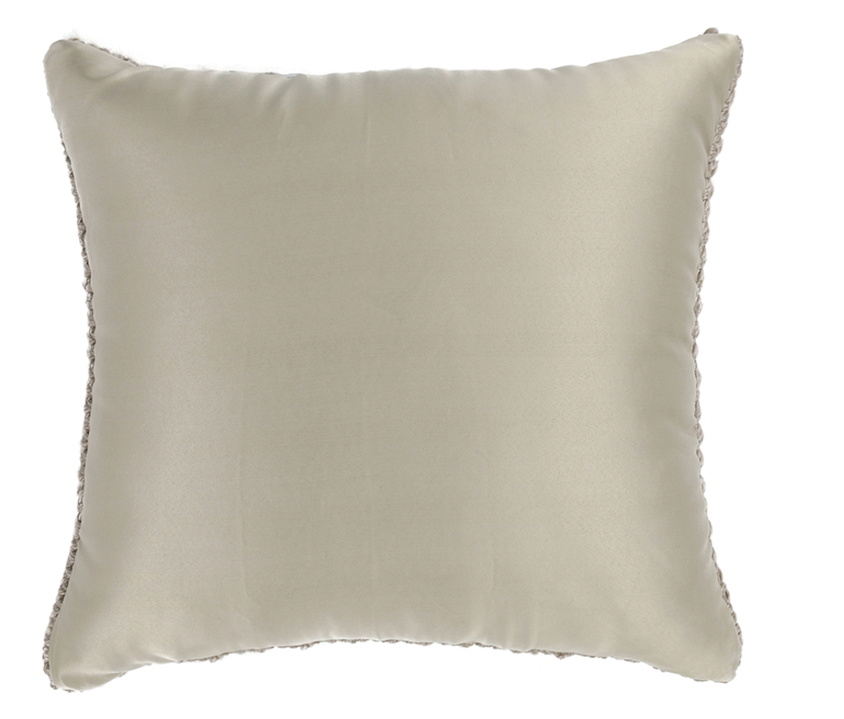 Outdoor Light Grey Day Handwoven Pillow - Set of Two