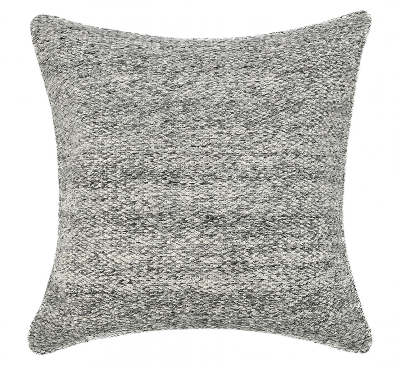 Textured Grey Outdoor Pillow - Set of Two