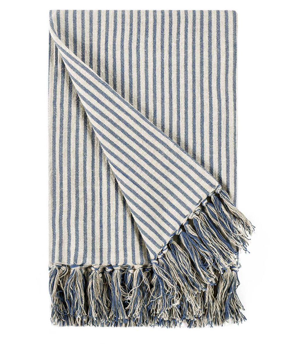 Balboa Blue/Natural Throw