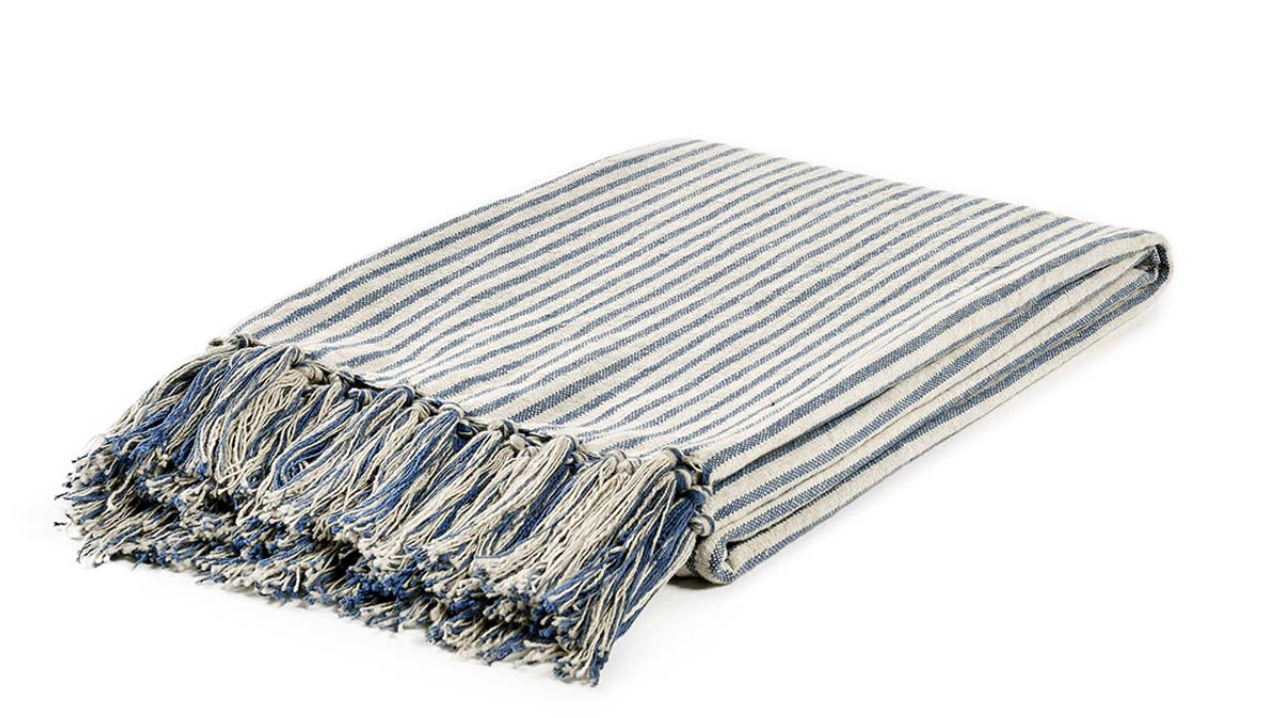 Balboa Blue/Natural Throw