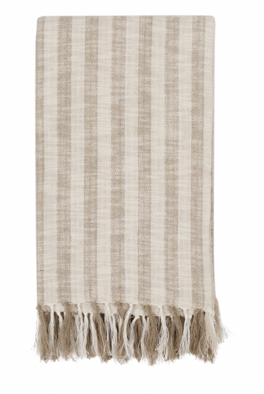 Linna Ivory/Natural Throw 50x70