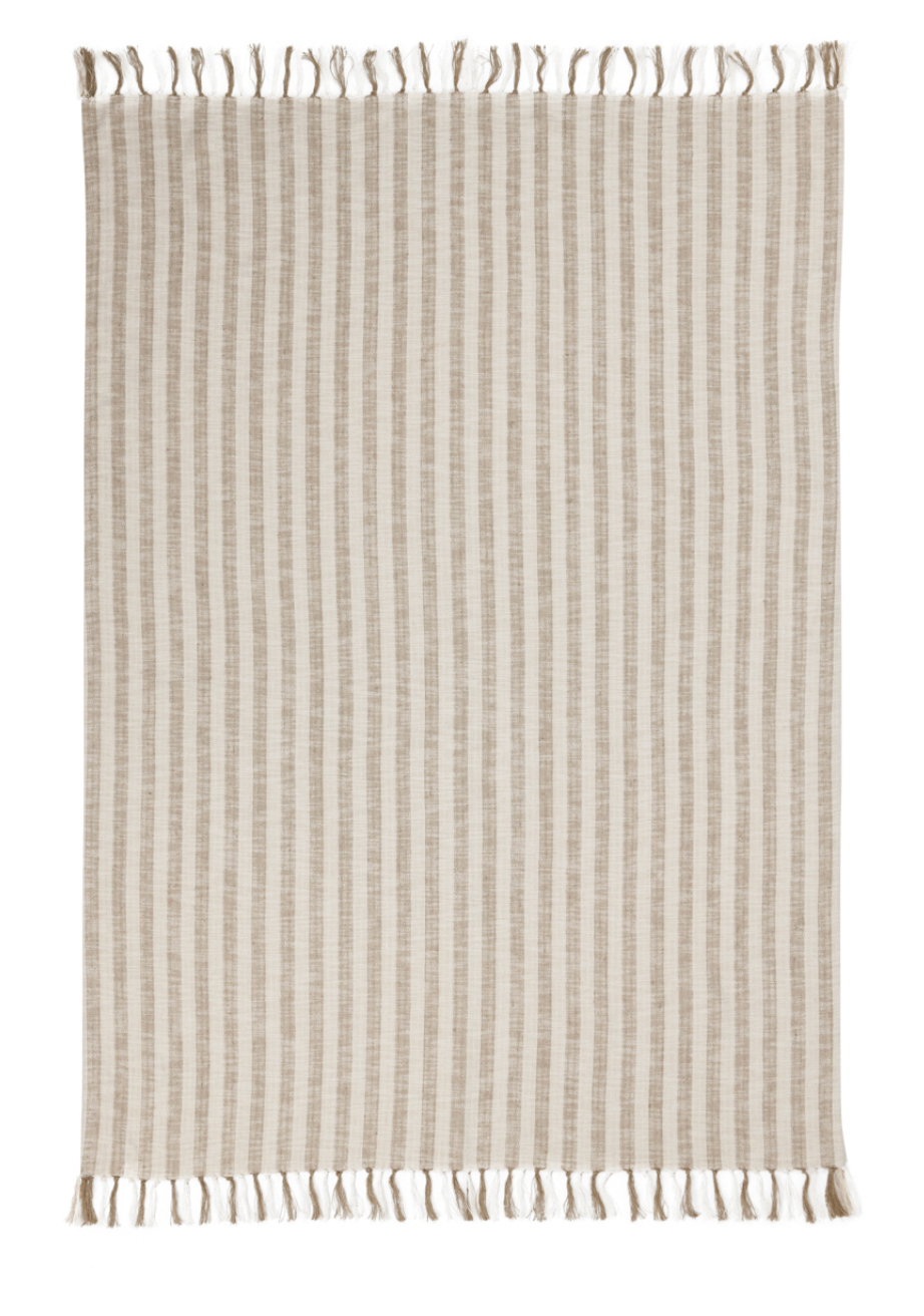 Linna Ivory/Natural Throw 50x70