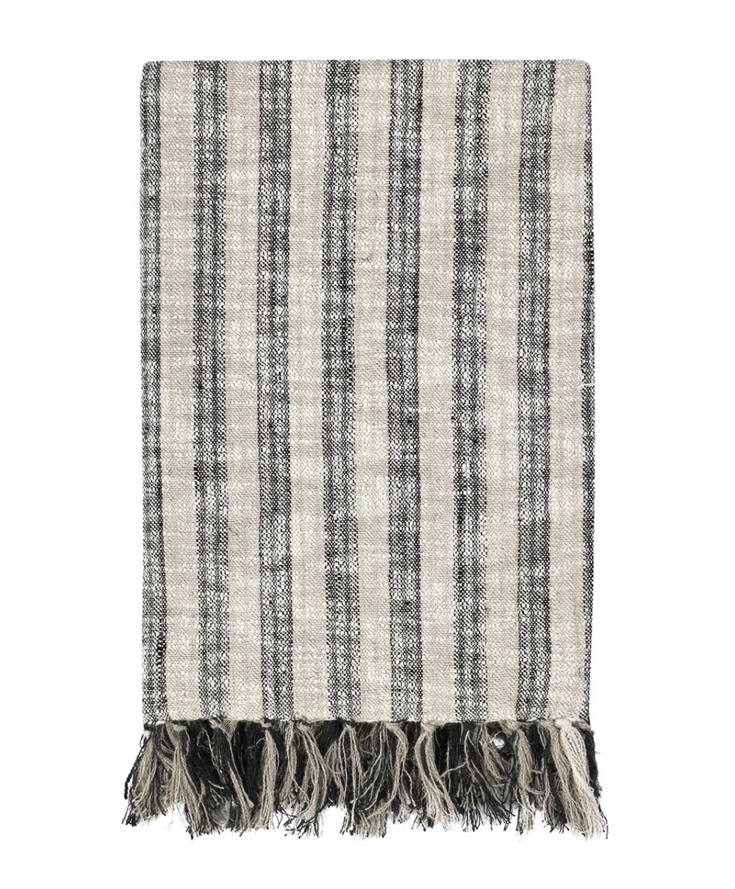 Linna Natural/Black Throw 50x70