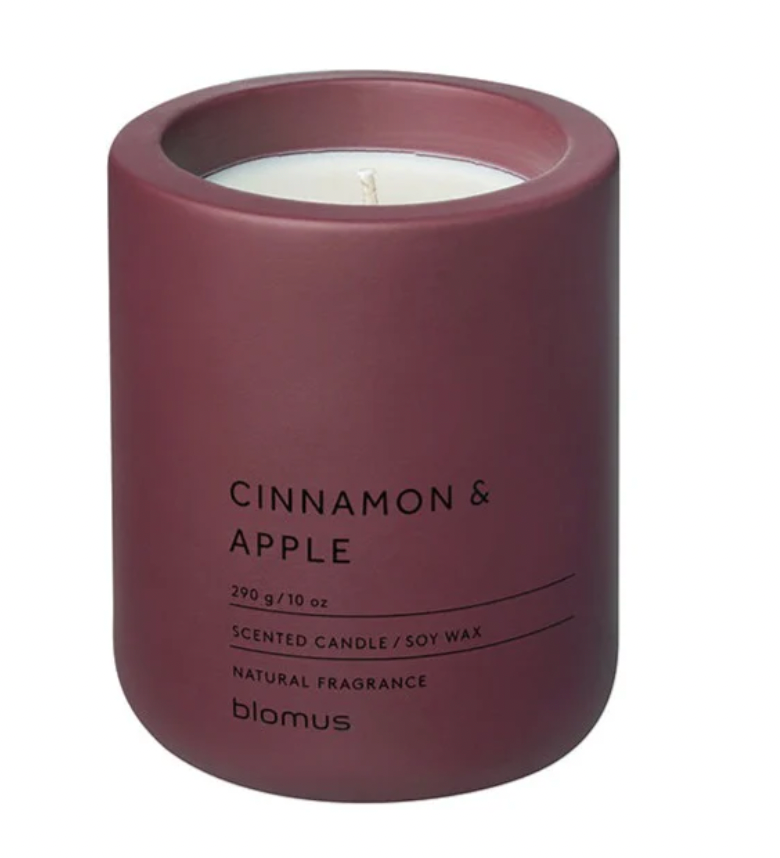 Cinnamon & Apples Scented Concrete Candle blomus FRAGA